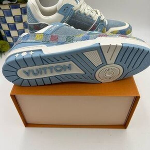 Men’s Louis Vuitton X Murakami trainer sneakers size 10 fits 11 US made Italy - Picture 3 of 13